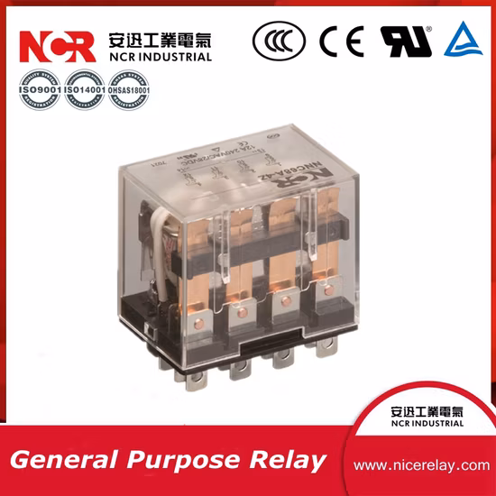 UL CE TUV RoHS Reach Approved High Quality 30A 80A 100A Power Relays Jqx62 1z 12VDC 24V Spst Spdt General Purpose Relay